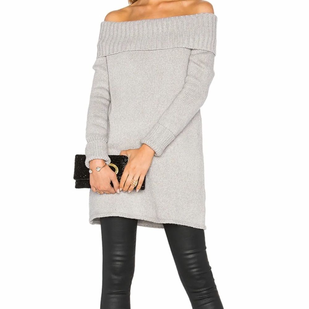 Rebecca Minkoff Off-the-Shoulder Erid Sweater Size Small